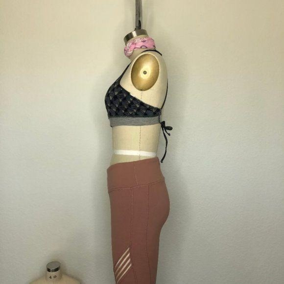 FP Movement Halter X Open Back Smocked Sports Bra - Picture 5 of 8